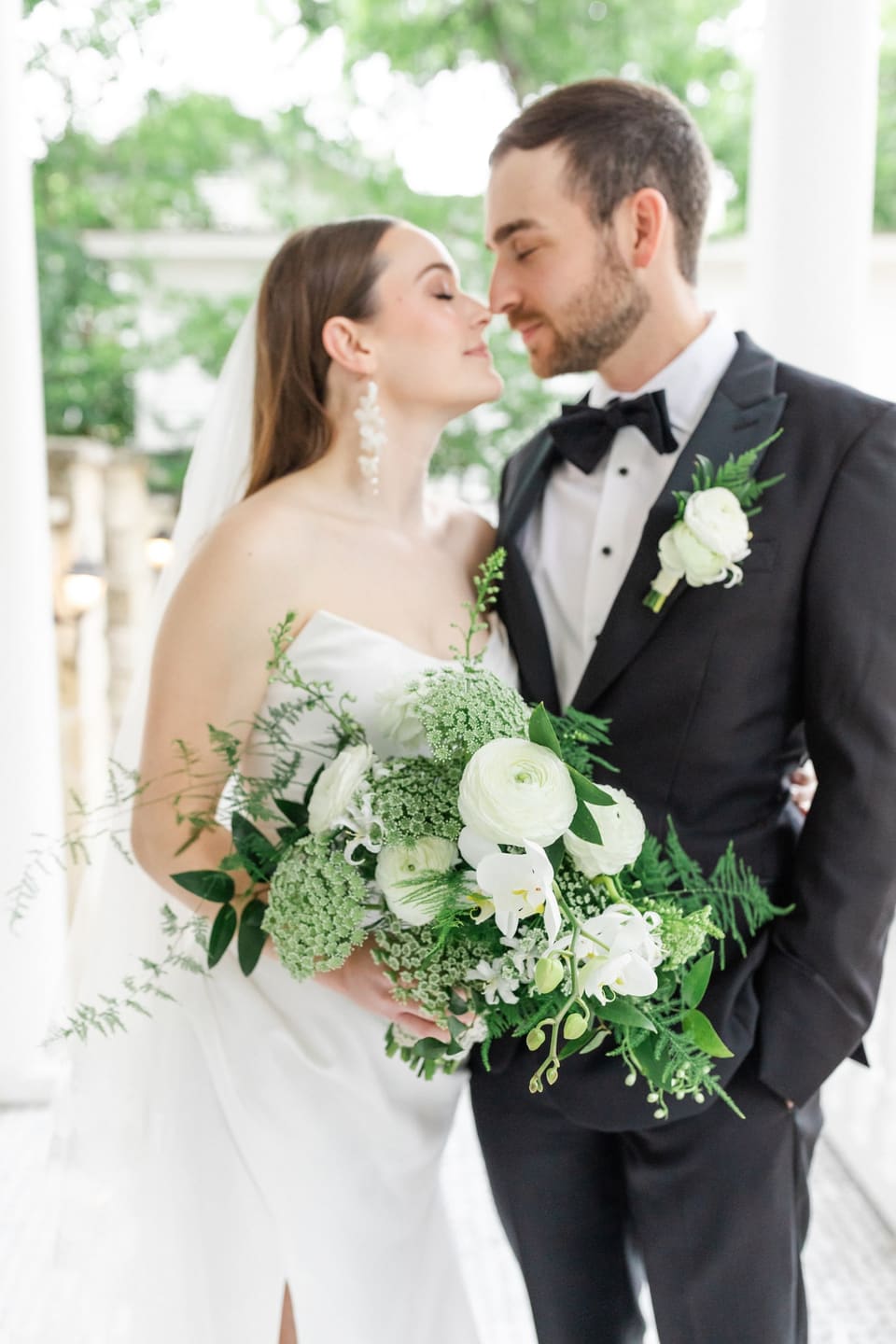 C & M at The Allan House — wedding florals by Lavender & Lily Floral, Austin TX
