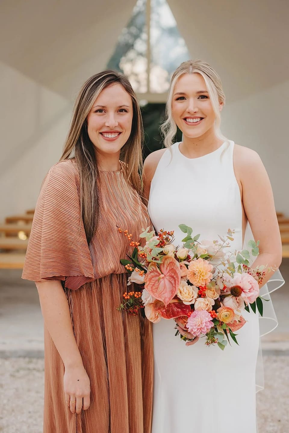 E & R at Kindred Oaks — wedding florals by Lavender & Lily Floral, Austin TX