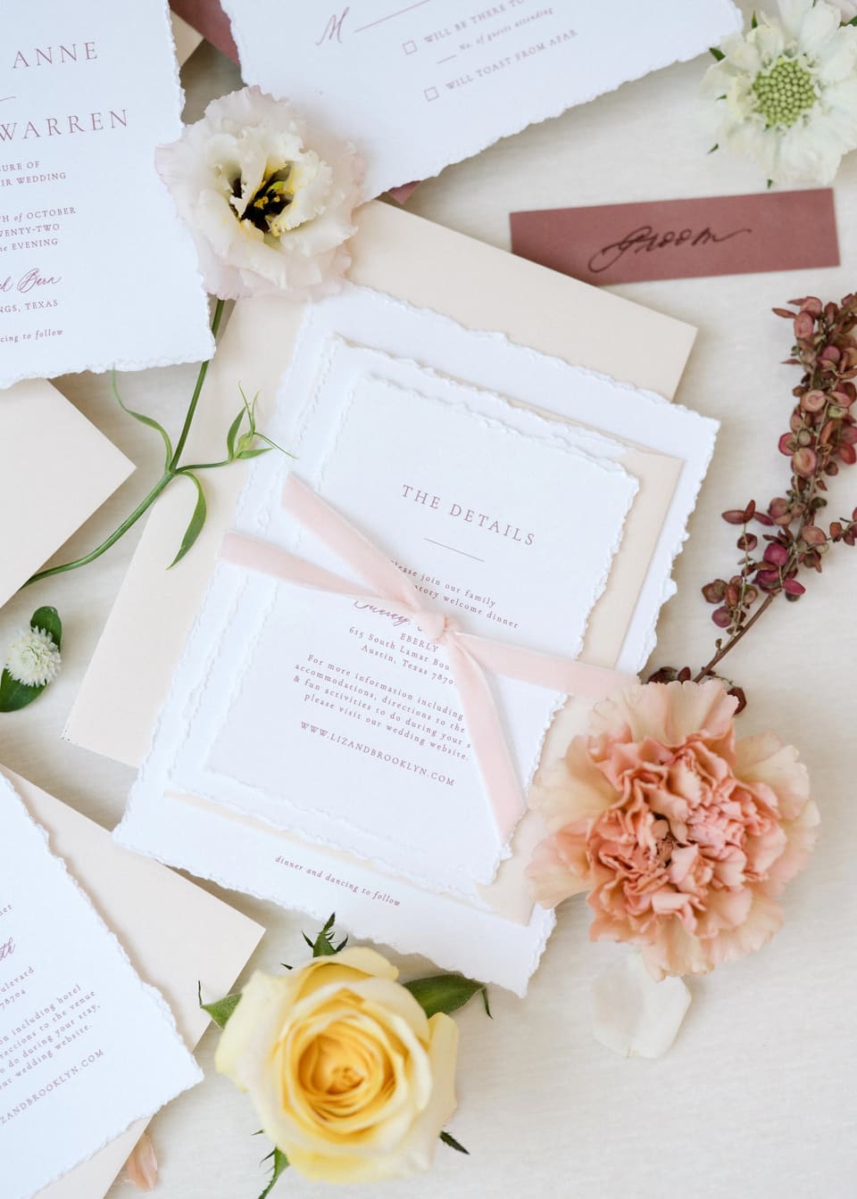 FLORA at Styled Shoot — wedding florals by Lavender & Lily Floral, Austin TX
