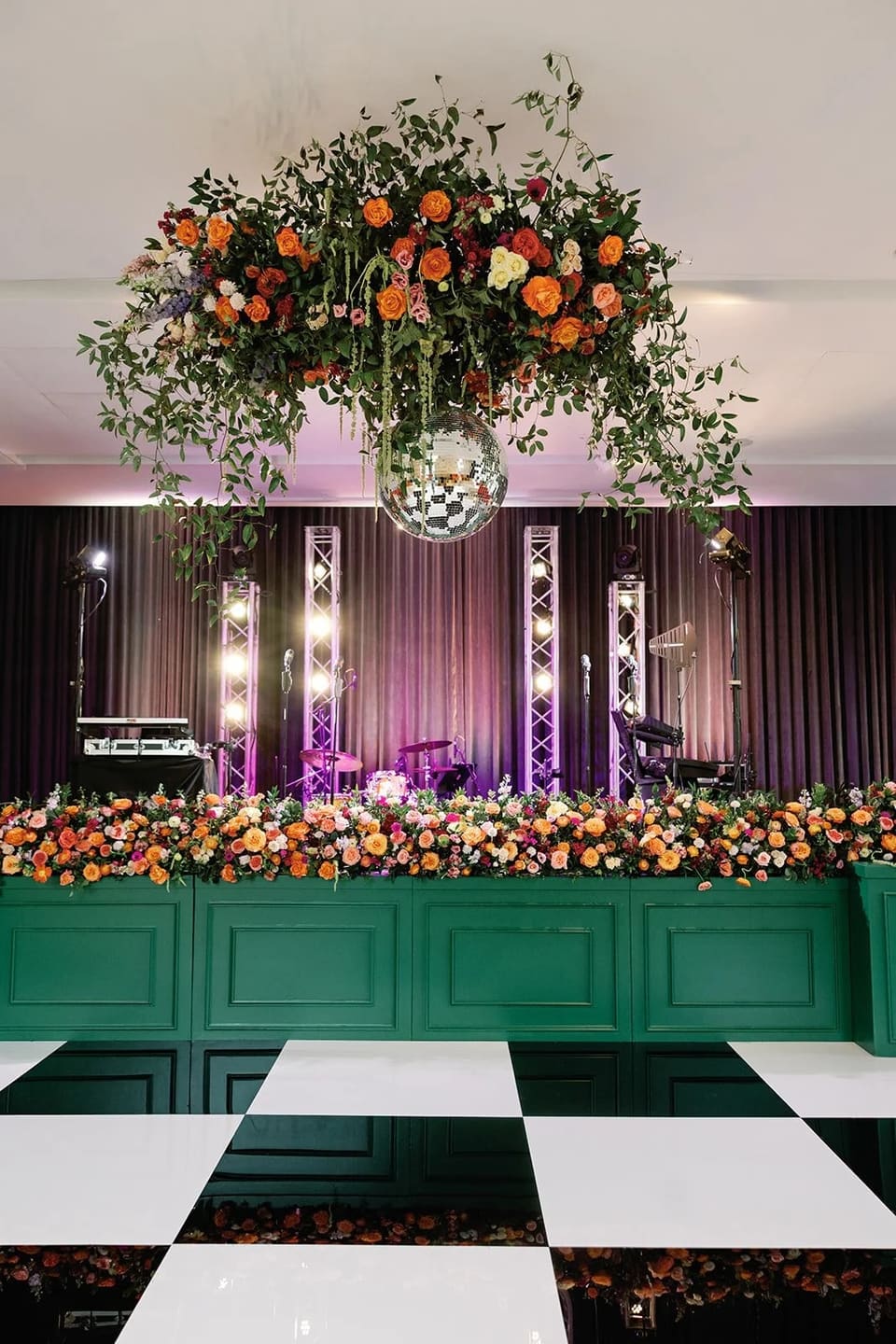 C & N at South Congress Hotel — wedding florals by Lavender & Lily Floral, Austin TX