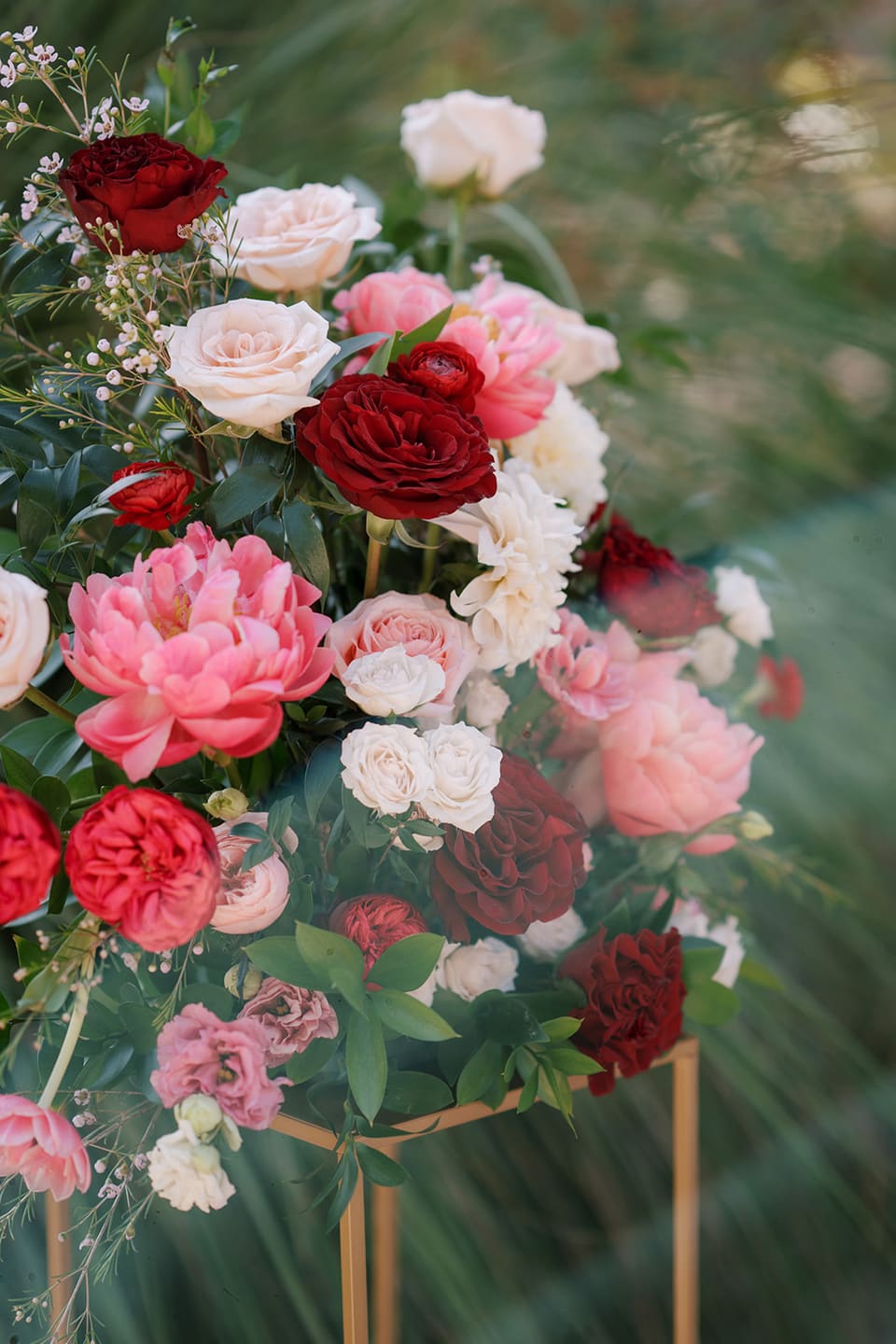 J & M at LBJ Wildflower Center — wedding florals by Lavender & Lily Floral, Austin TX