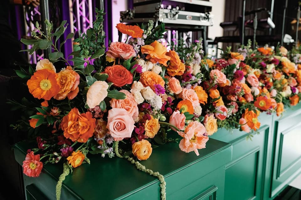 C & N at South Congress Hotel — wedding florals by Lavender & Lily Floral, Austin TX