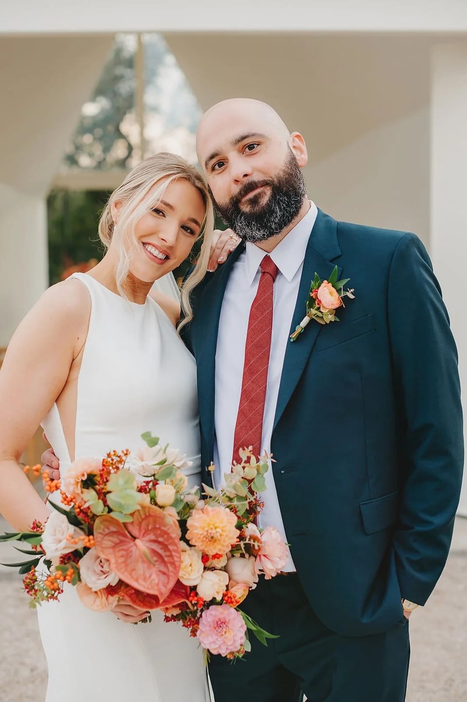 E & R at Kindred Oaks — wedding florals by Lavender & Lily Floral, Austin TX