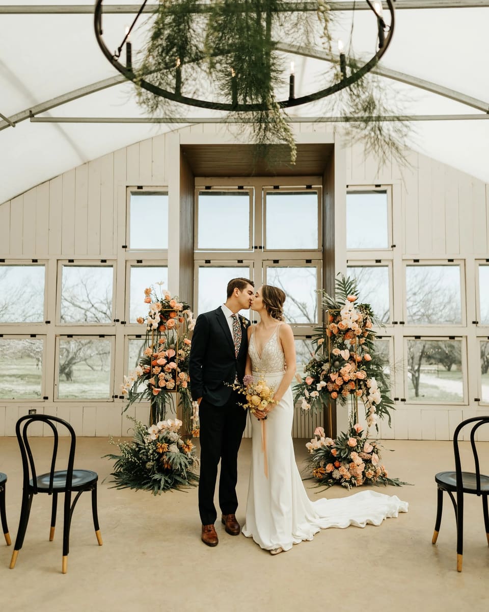 Camino Tropicals at Styled Shoot — wedding florals by Lavender & Lily Floral, Austin TX