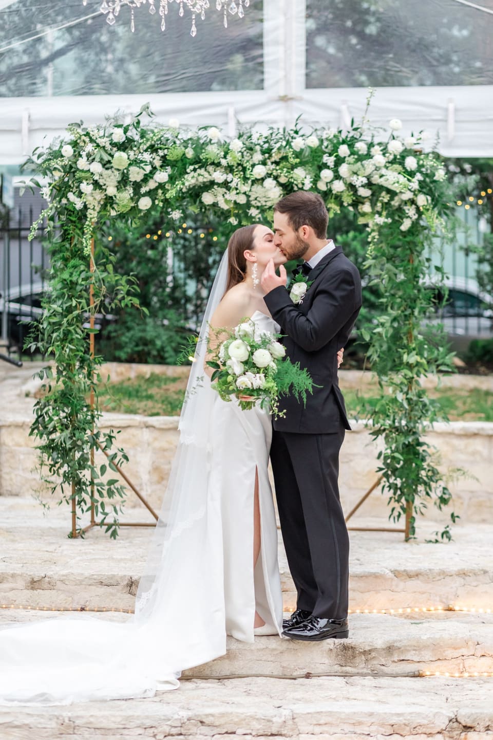 C & M at The Allan House — wedding florals by Lavender & Lily Floral, Austin TX