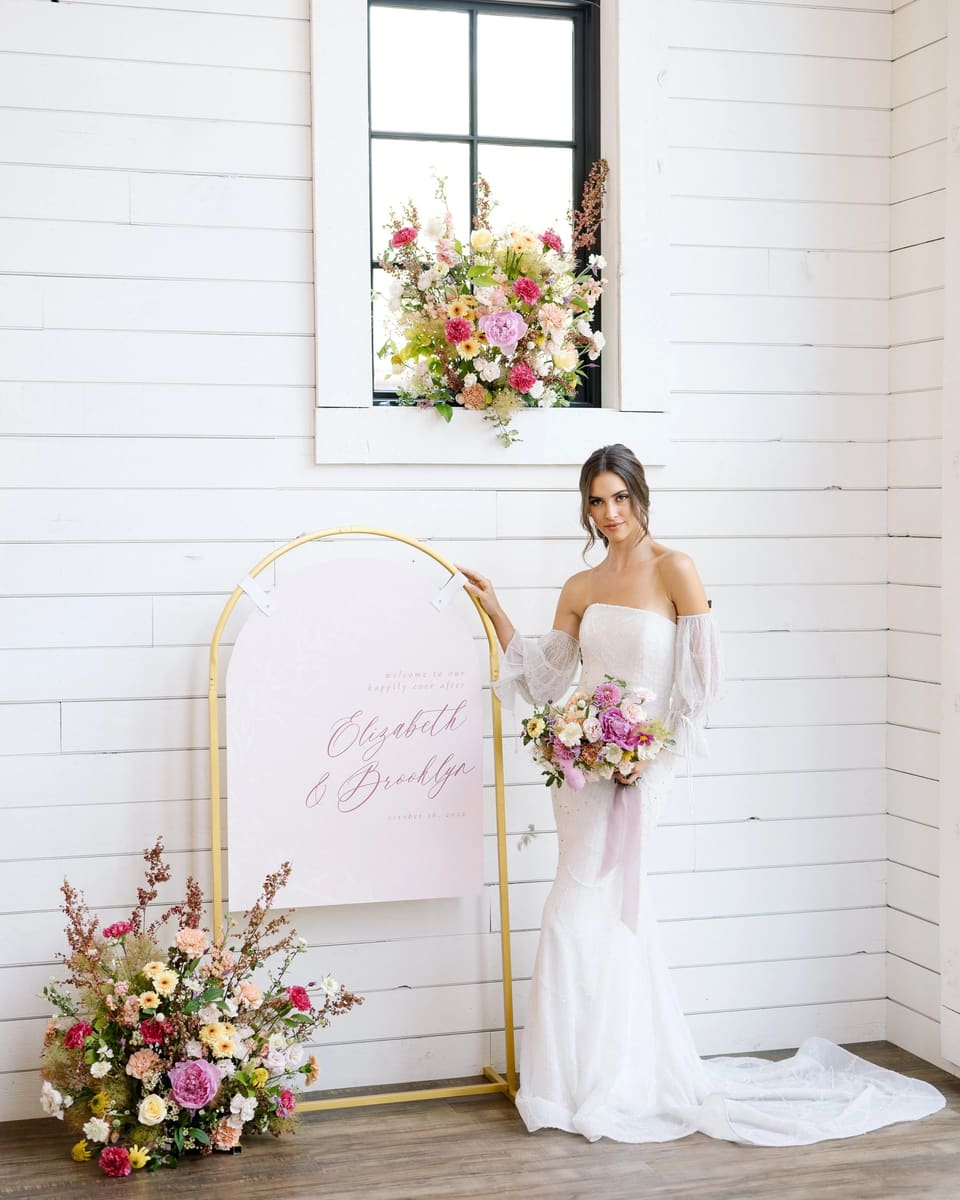 FLORA at Styled Shoot — wedding florals by Lavender & Lily Floral, Austin TX