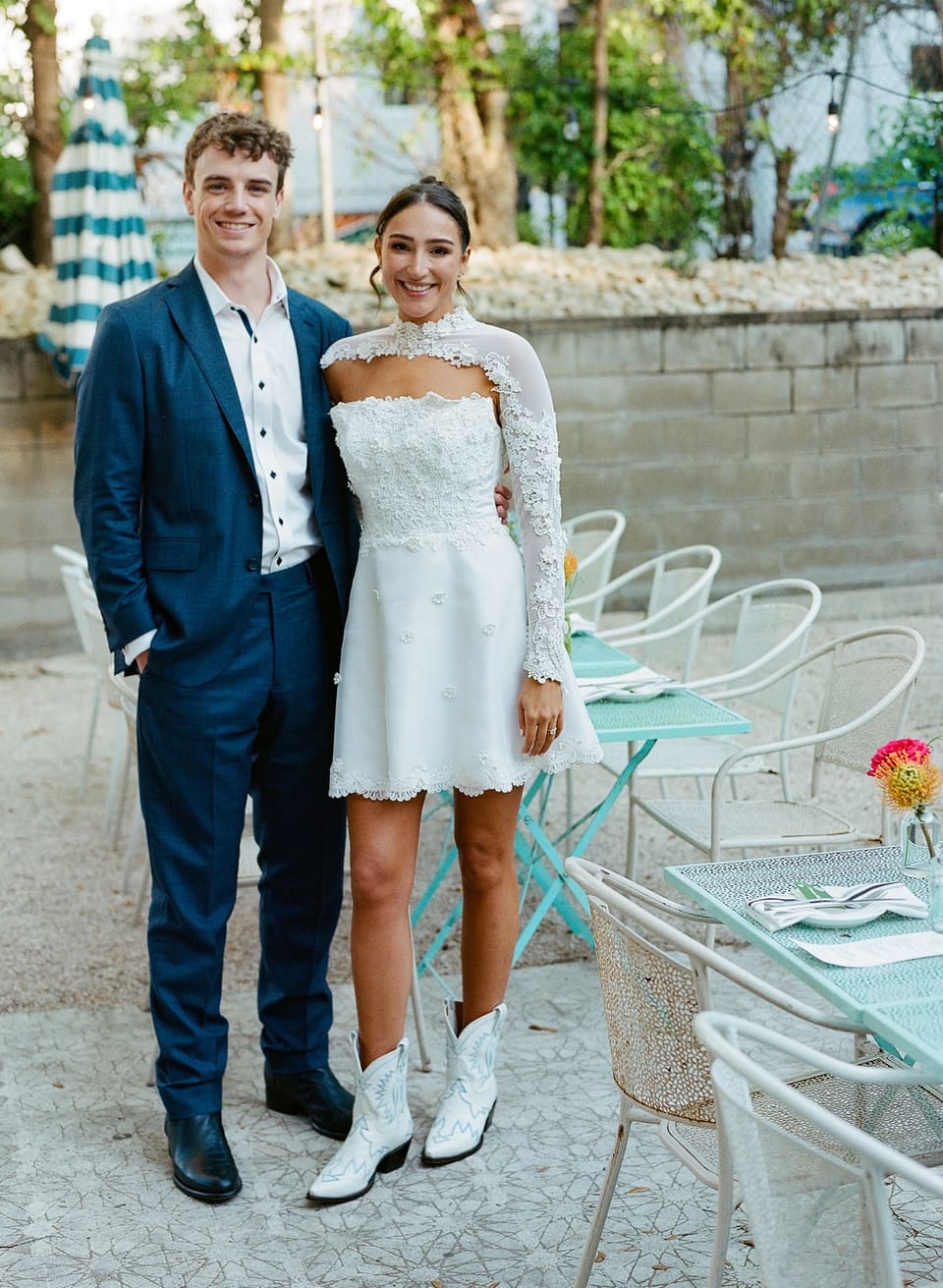 R & N at Bar Peached — wedding florals by Lavender & Lily Floral, Austin TX