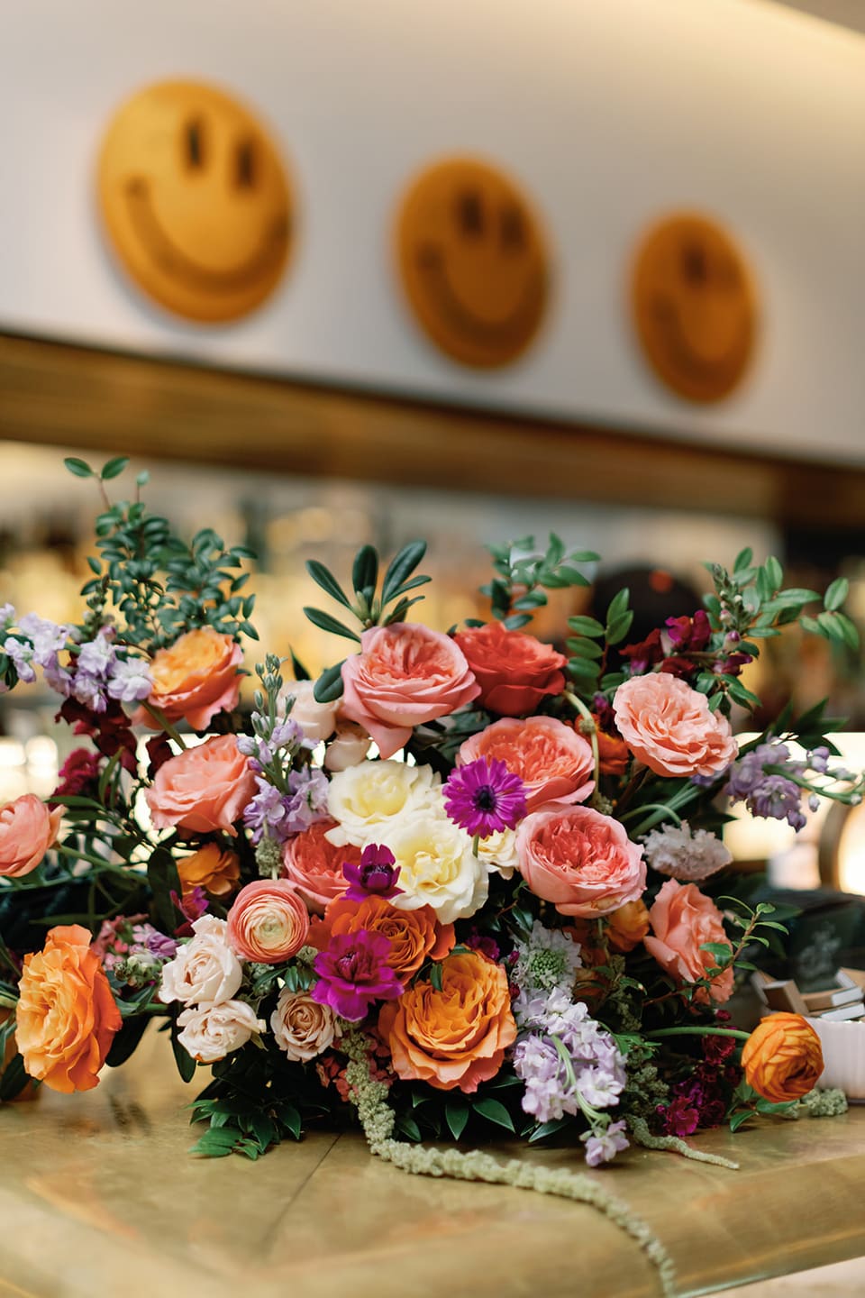 C & N at South Congress Hotel — wedding florals by Lavender & Lily Floral, Austin TX