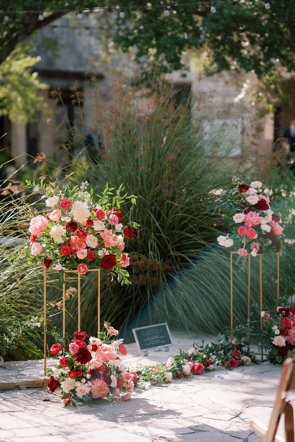 J & M at LBJ Wildflower Center — wedding florals by Lavender & Lily Floral, Austin TX