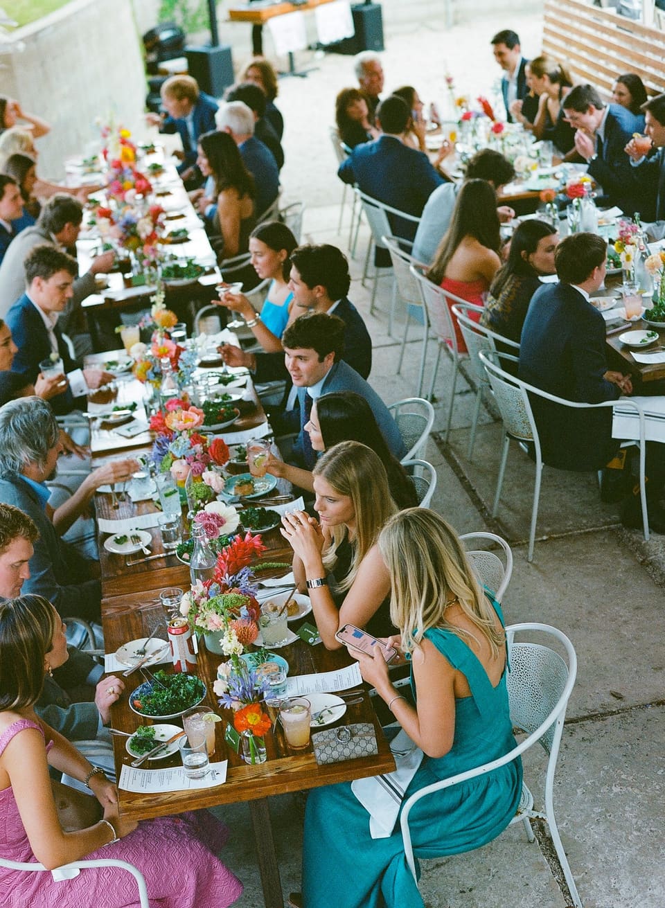 R & N at Bar Peached — wedding florals by Lavender & Lily Floral, Austin TX