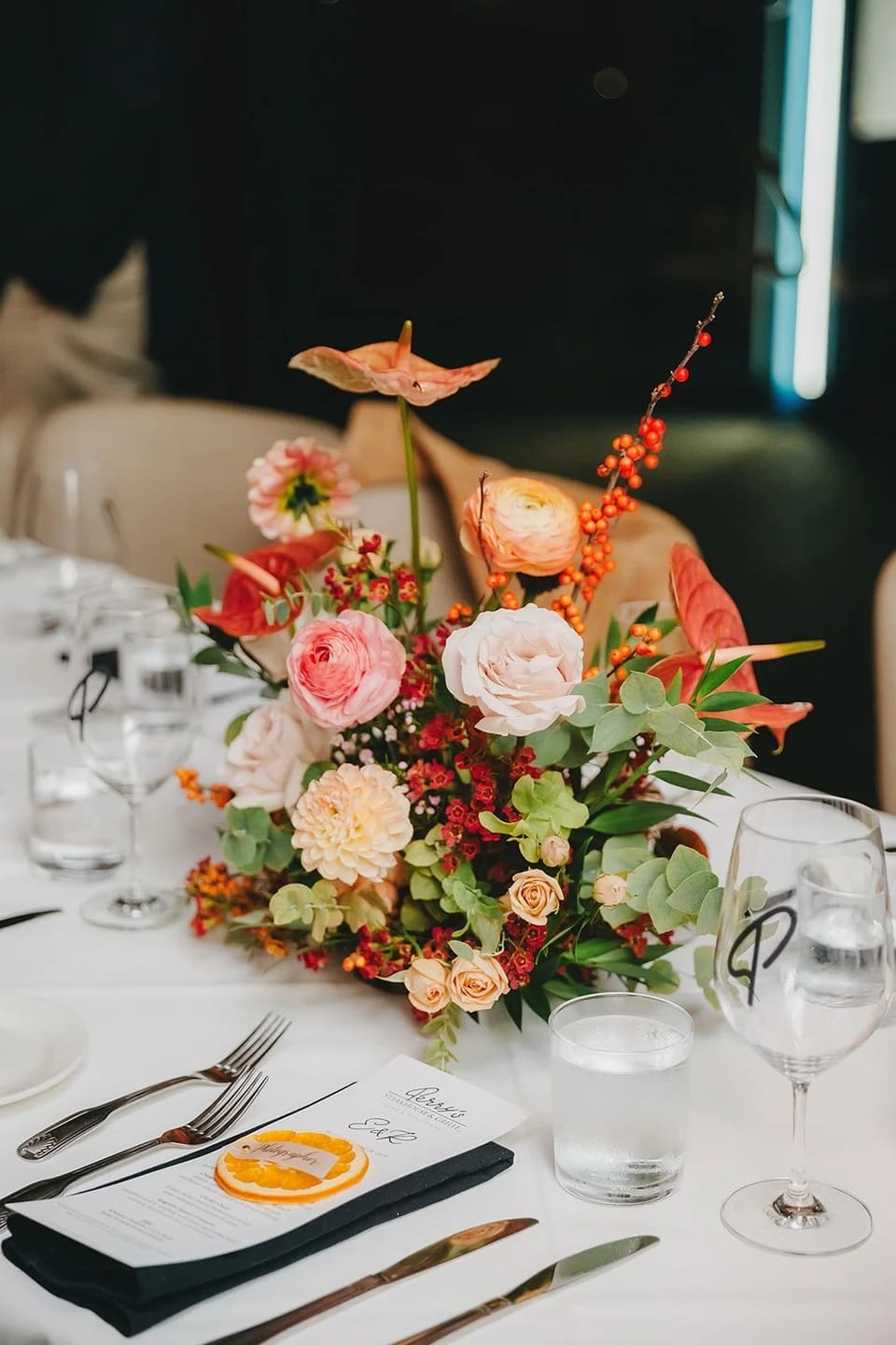 E & R at Kindred Oaks — wedding florals by Lavender & Lily Floral, Austin TX