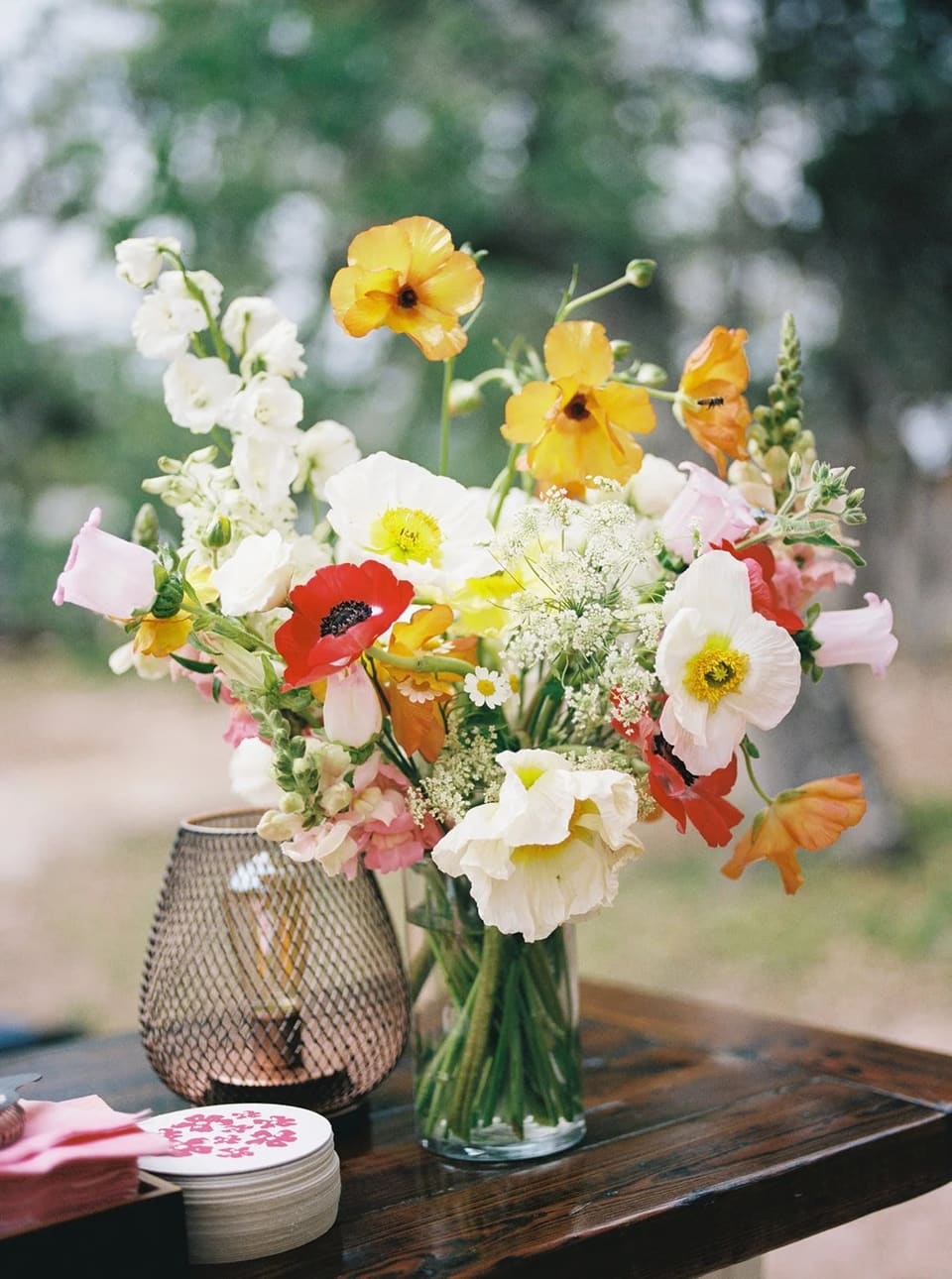 E & A at Lucky Arrow Retreat — wedding florals by Lavender & Lily Floral, Austin TX