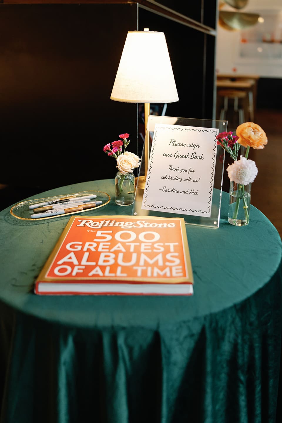 C & N at South Congress Hotel — wedding florals by Lavender & Lily Floral, Austin TX