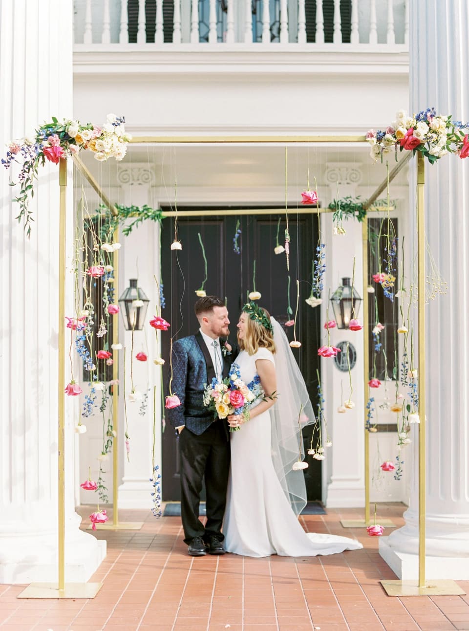 N & M at Woodbine Mansion — wedding florals by Lavender & Lily Floral, Austin TX