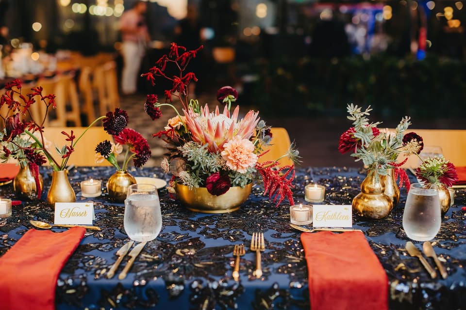 L & D at The Proper — wedding florals by Lavender & Lily Floral, Austin TX