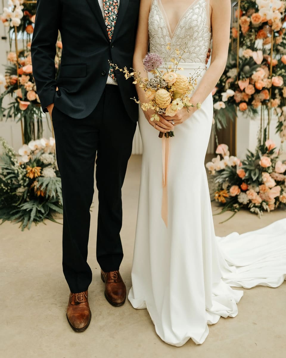 Camino Tropicals at Styled Shoot — wedding florals by Lavender & Lily Floral, Austin TX