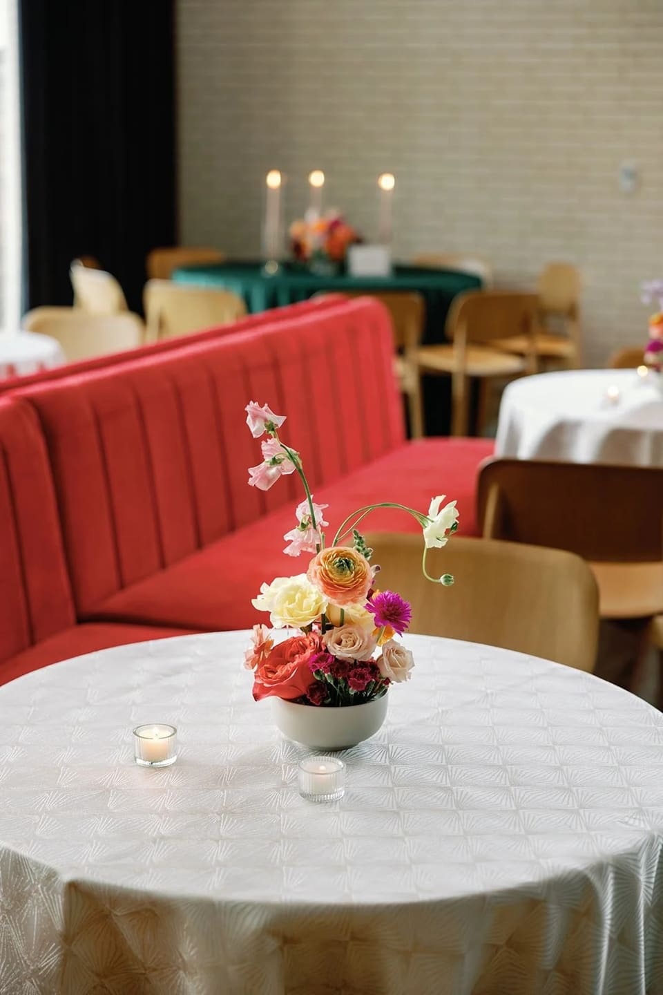 C & N at South Congress Hotel — wedding florals by Lavender & Lily Floral, Austin TX