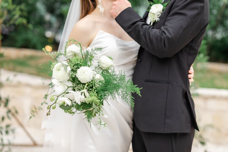 C & M at The Allan House — wedding florals by Lavender & Lily Floral, Austin TX