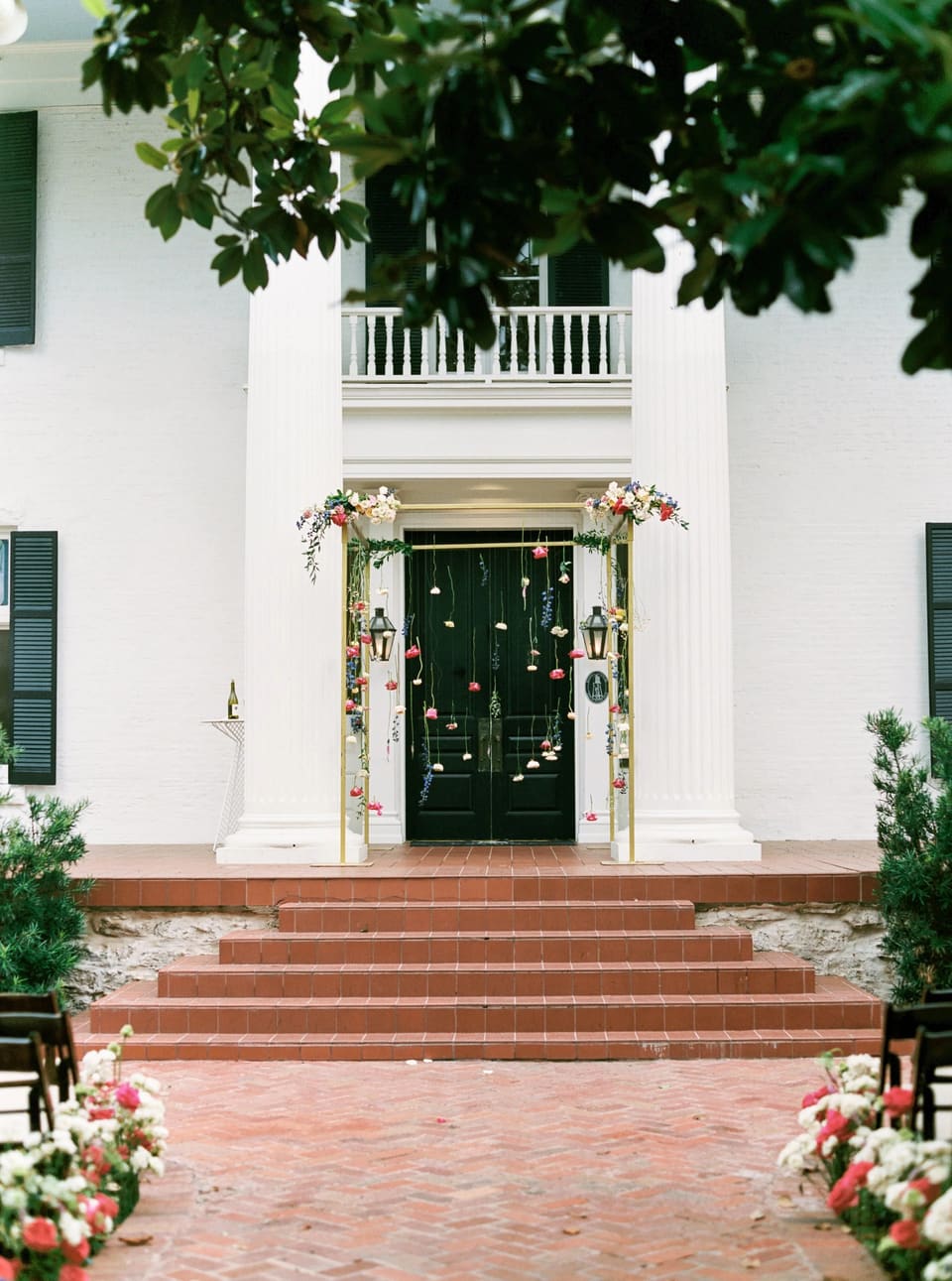 N & M at Woodbine Mansion — wedding florals by Lavender & Lily Floral, Austin TX