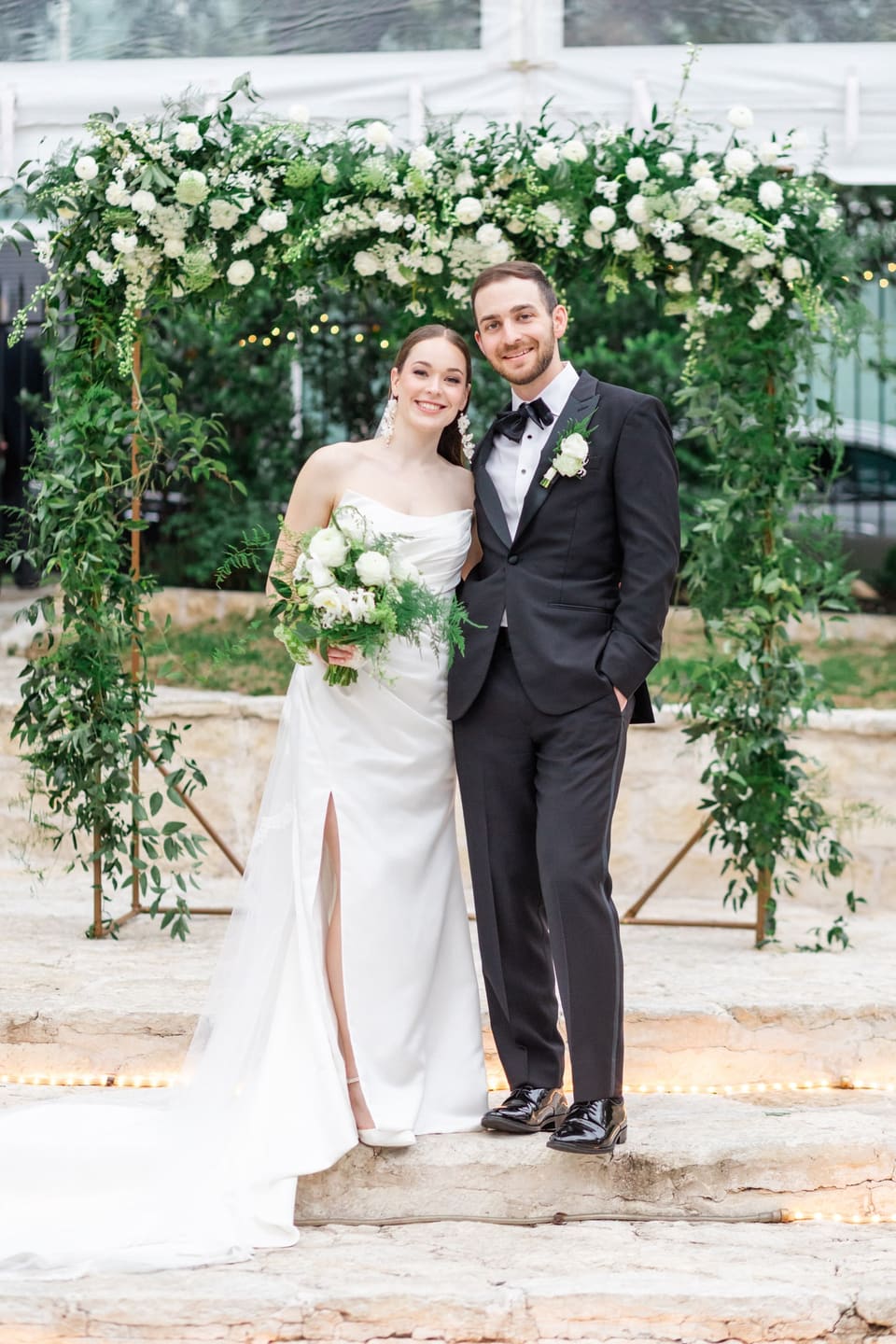 C & M at The Allan House — wedding florals by Lavender & Lily Floral, Austin TX