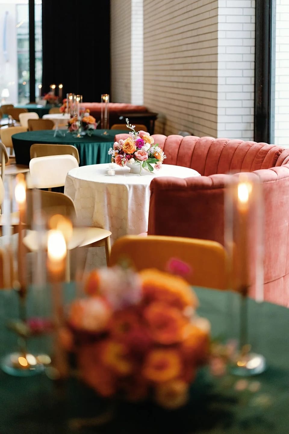 C & N at South Congress Hotel — wedding florals by Lavender & Lily Floral, Austin TX