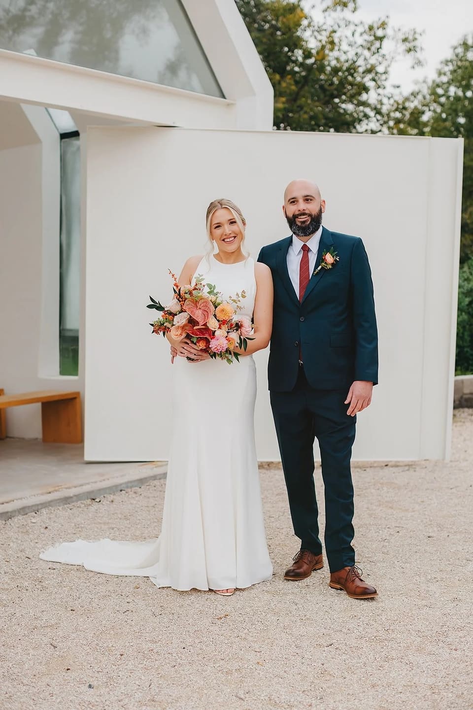 E & R at Kindred Oaks — wedding florals by Lavender & Lily Floral, Austin TX
