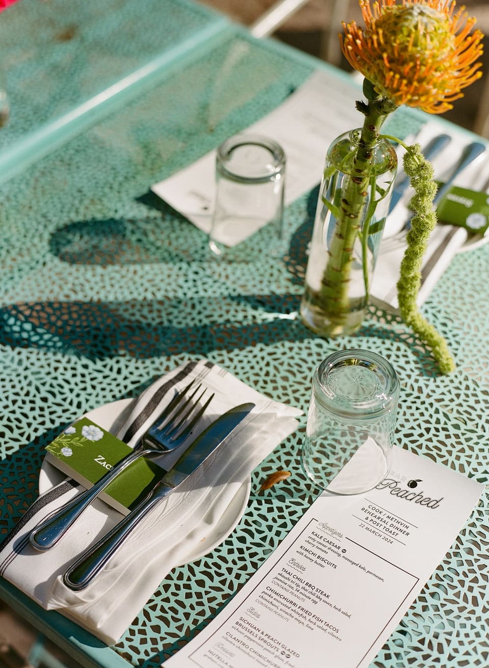 R & N at Bar Peached — wedding florals by Lavender & Lily Floral, Austin TX
