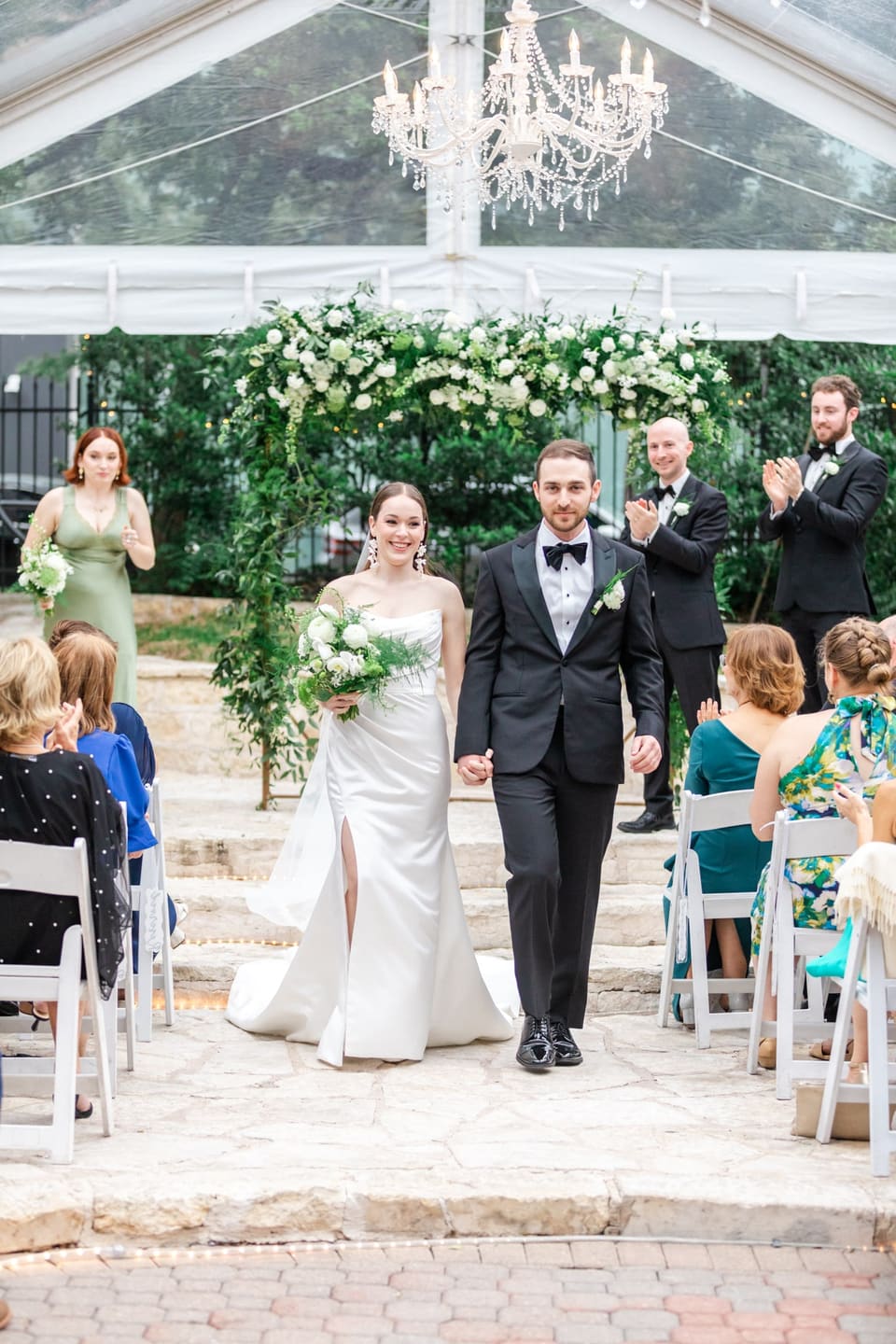 C & M at The Allan House — wedding florals by Lavender & Lily Floral, Austin TX