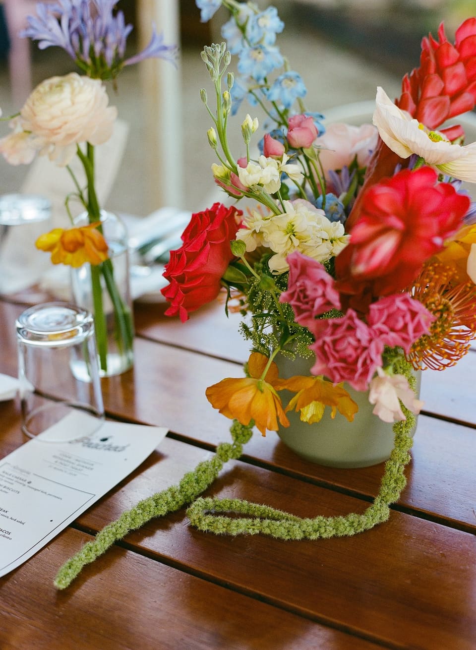 R & N at Bar Peached — wedding florals by Lavender & Lily Floral, Austin TX
