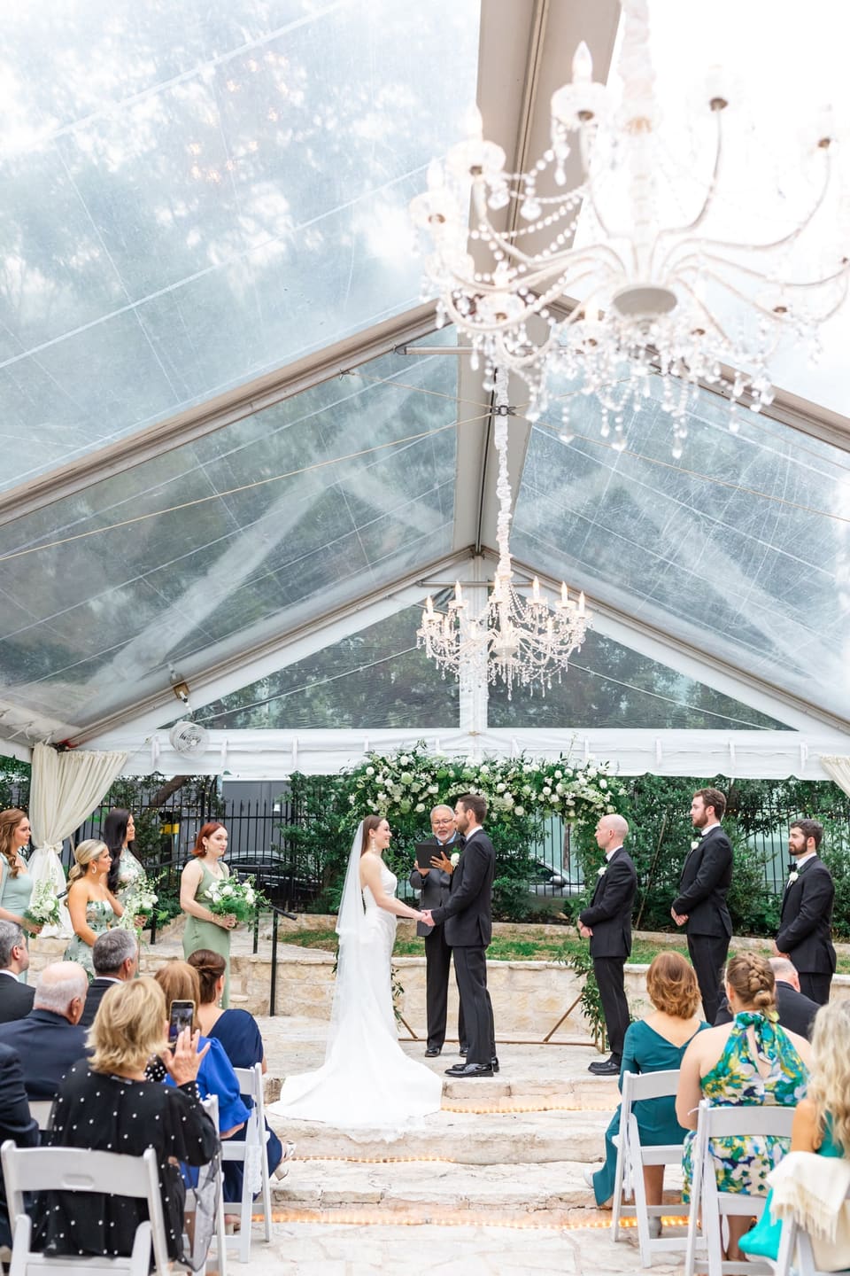 C & M at The Allan House — wedding florals by Lavender & Lily Floral, Austin TX