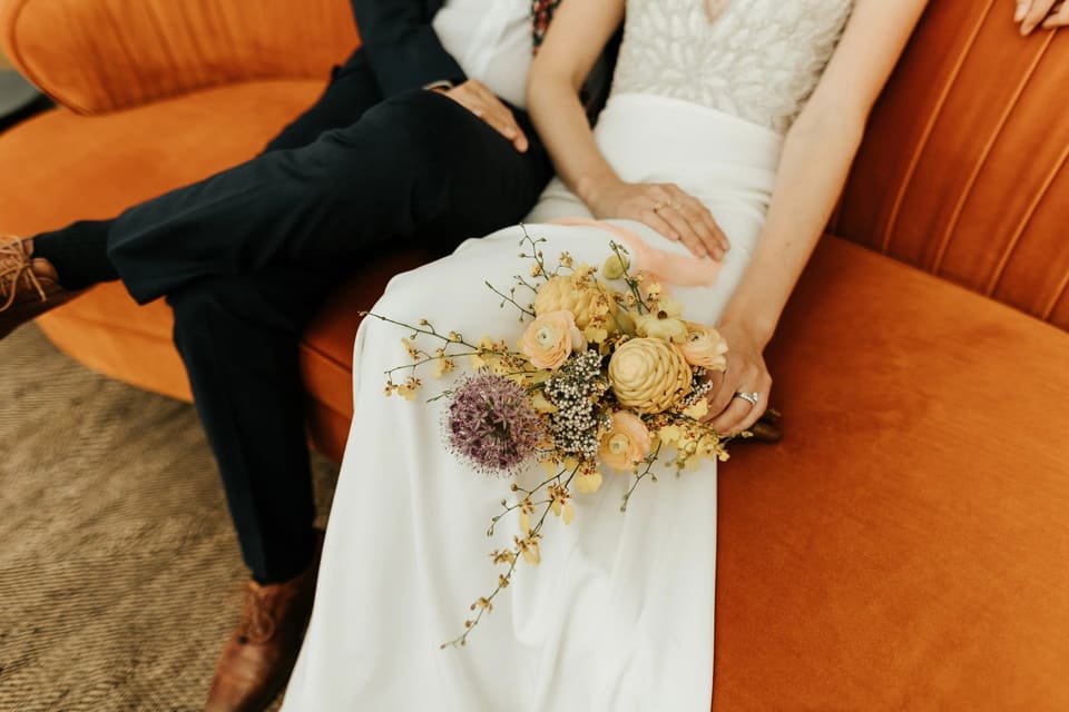 Camino Tropicals at Styled Shoot — wedding florals by Lavender & Lily Floral, Austin TX