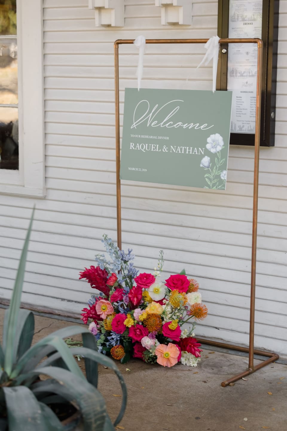 R & N at Bar Peached — wedding florals by Lavender & Lily Floral, Austin TX