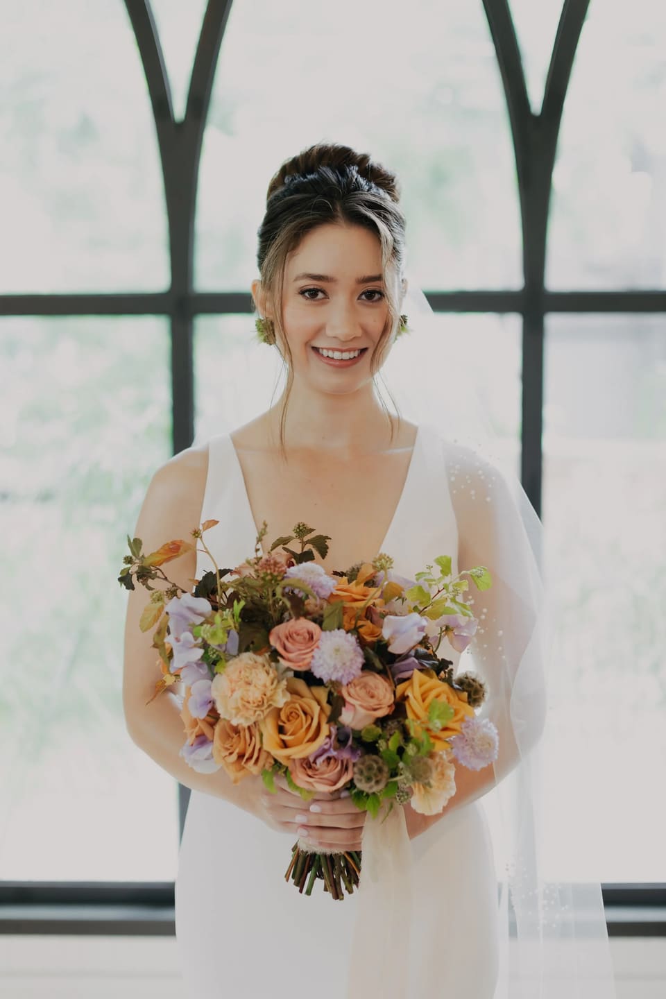Cathedral Shoot at Styled Shoot — wedding florals by Lavender & Lily Floral, Austin TX