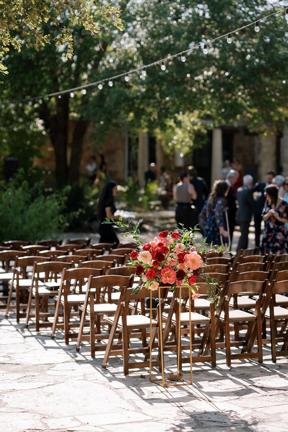 J & M at LBJ Wildflower Center — wedding florals by Lavender & Lily Floral, Austin TX
