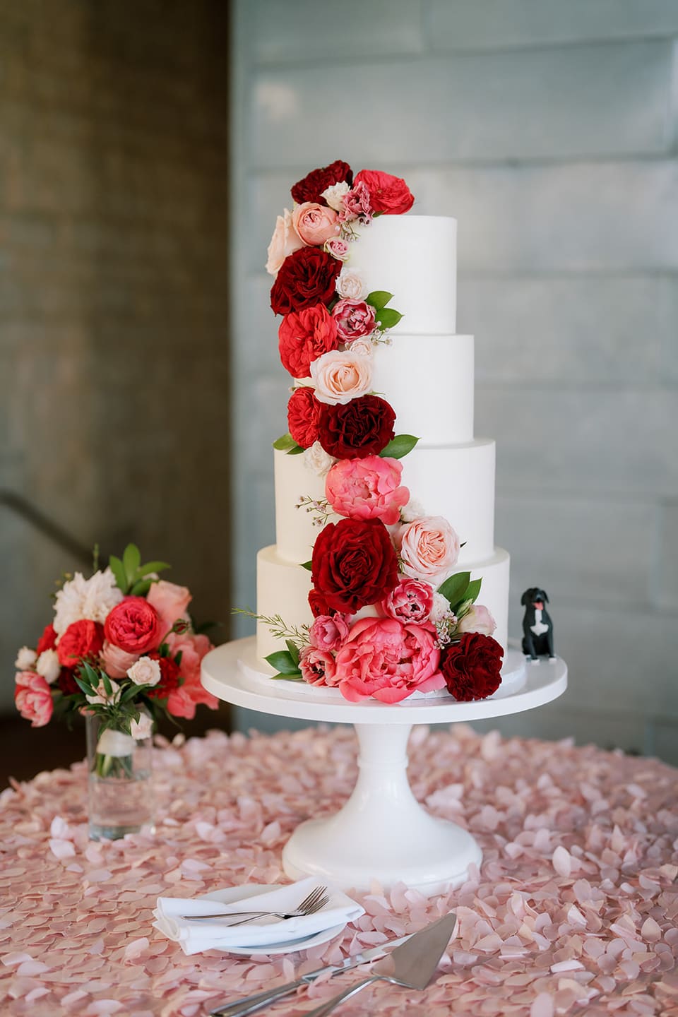 J & M at LBJ Wildflower Center — wedding florals by Lavender & Lily Floral, Austin TX