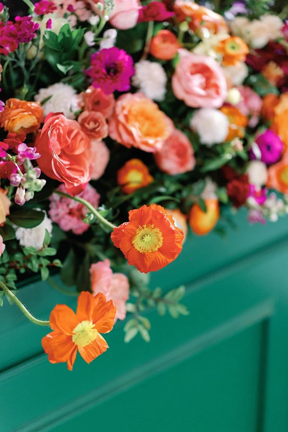 C & N at South Congress Hotel — wedding florals by Lavender & Lily Floral, Austin TX