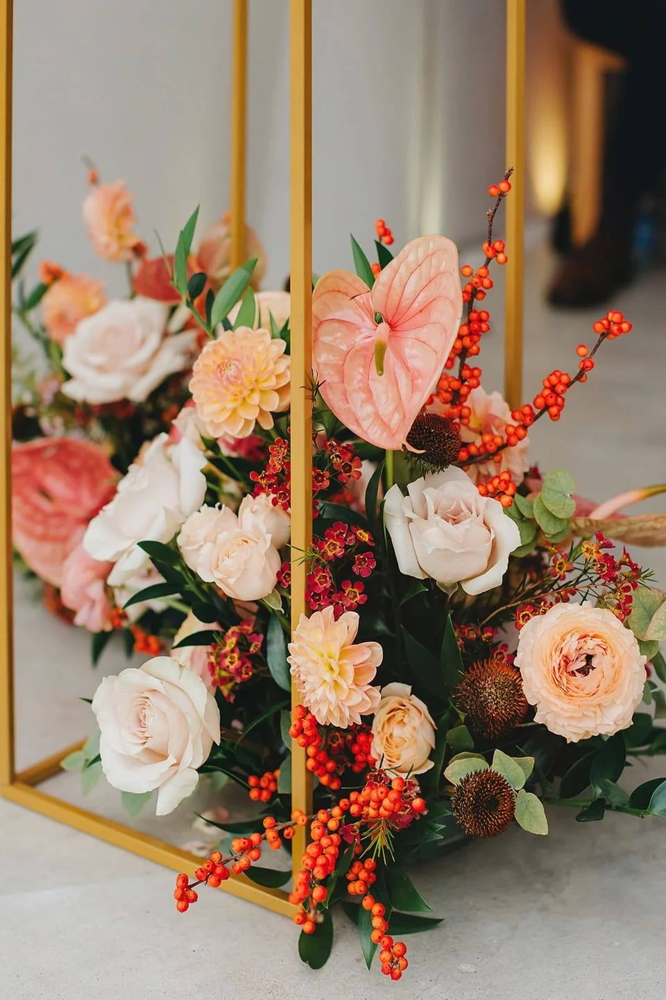 E & R at Kindred Oaks — wedding florals by Lavender & Lily Floral, Austin TX