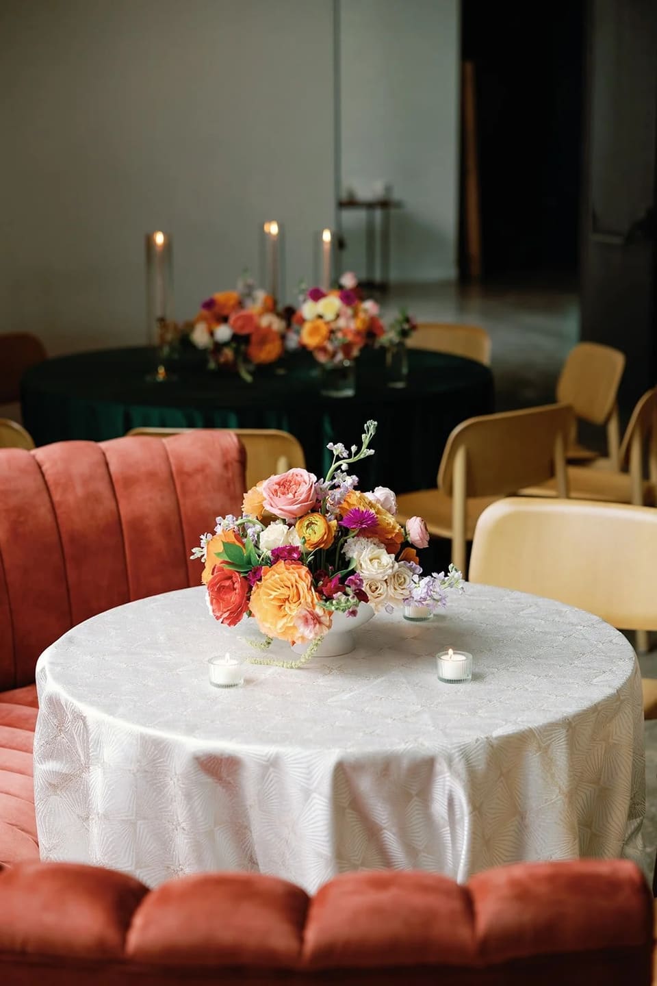 C & N at South Congress Hotel — wedding florals by Lavender & Lily Floral, Austin TX