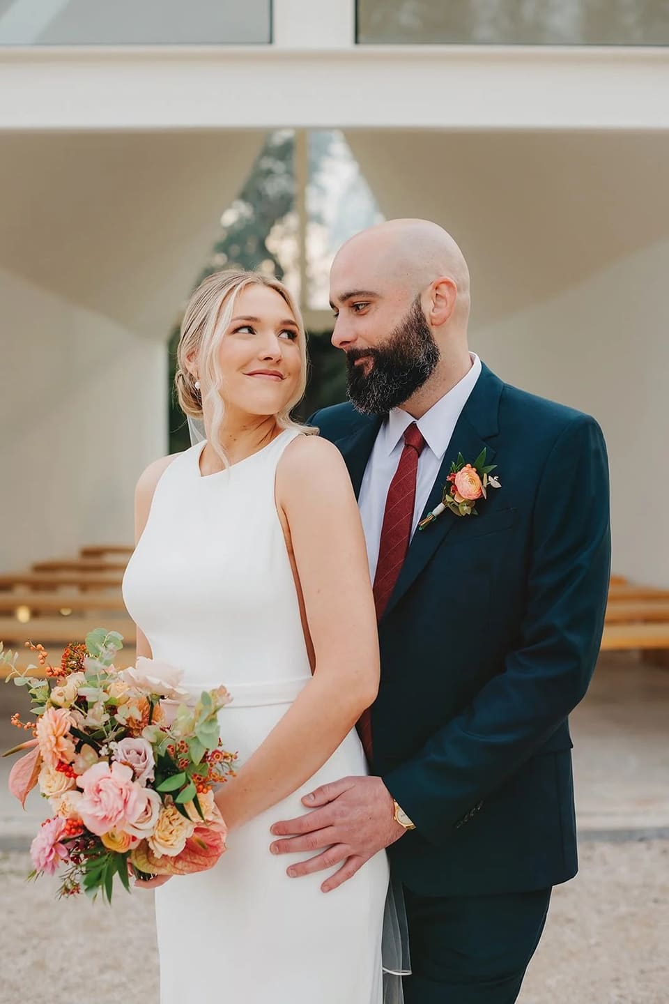 E & R at Kindred Oaks — wedding florals by Lavender & Lily Floral, Austin TX