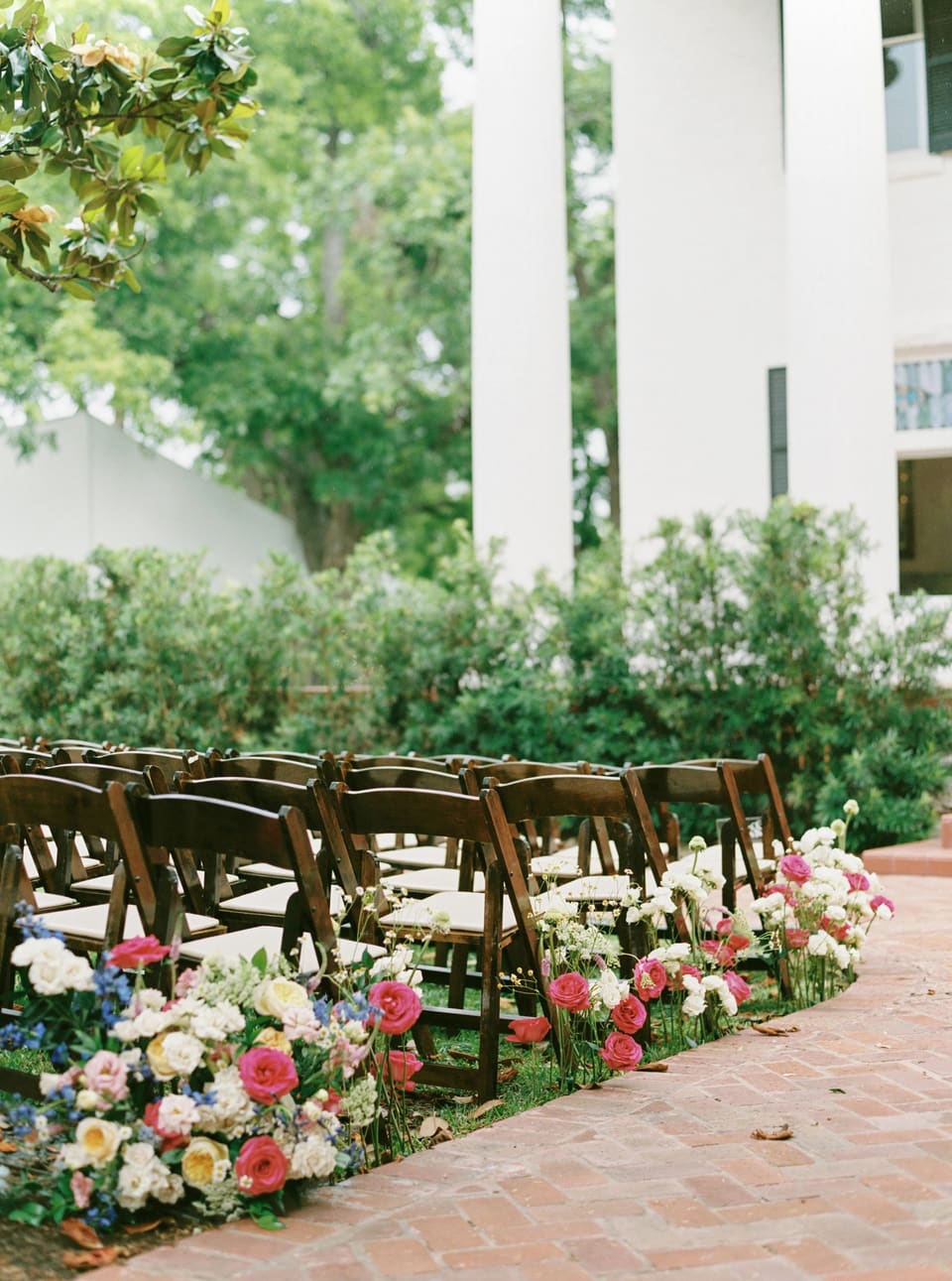 N & M at Woodbine Mansion — wedding florals by Lavender & Lily Floral, Austin TX