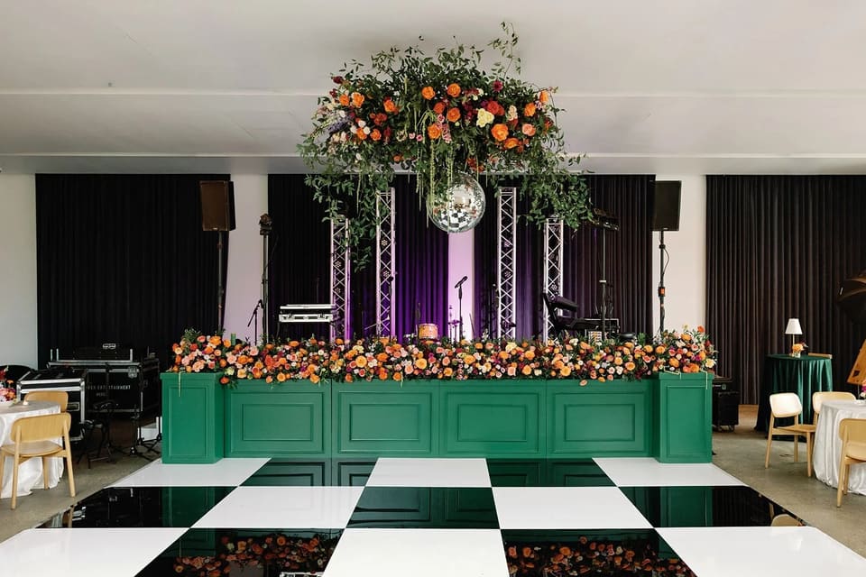 C & N at South Congress Hotel — wedding florals by Lavender & Lily Floral, Austin TX