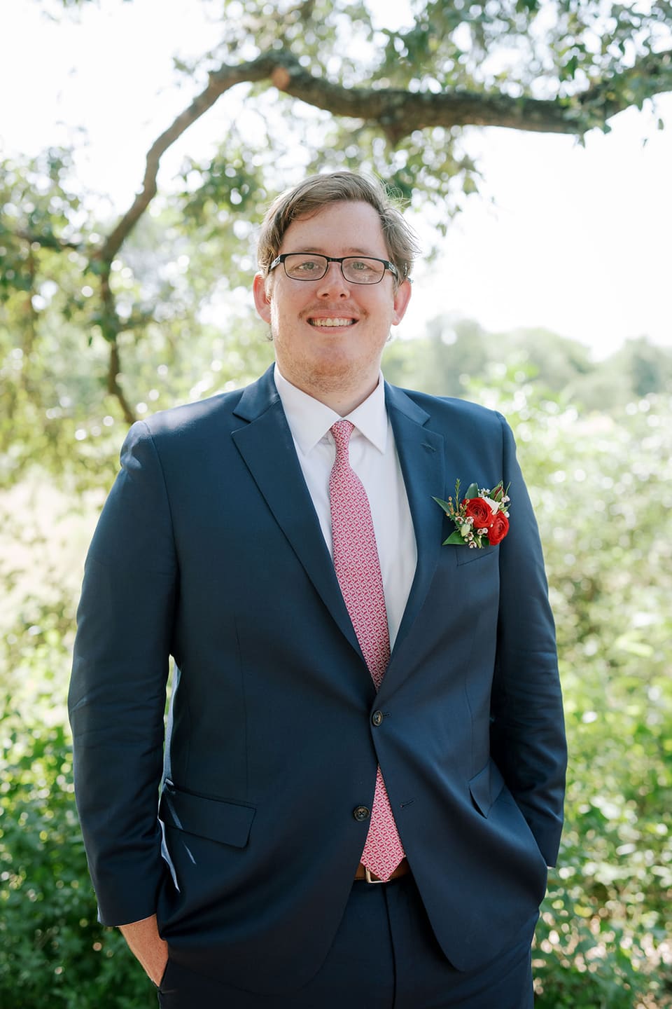 J & M at LBJ Wildflower Center — wedding florals by Lavender & Lily Floral, Austin TX
