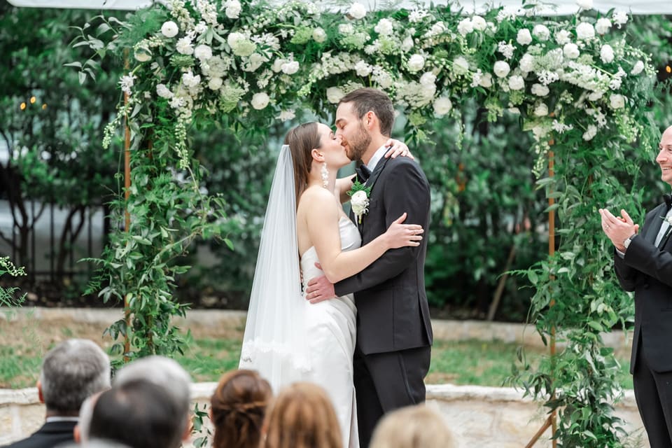 C & M at The Allan House — wedding florals by Lavender & Lily Floral, Austin TX